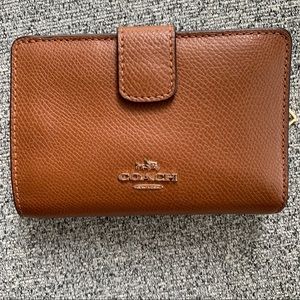 Coach Medium Corner Zip Wallet in Saddle 2